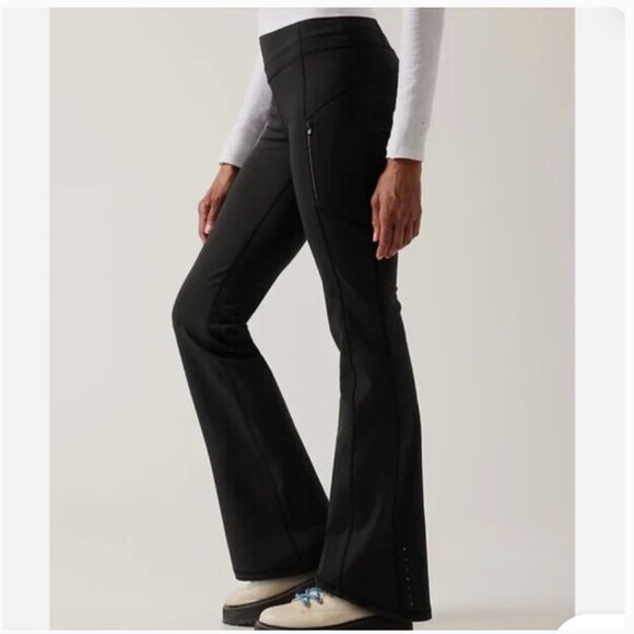 Athleta Rainier Bootcut Pants, Black, Medium - Picture 1 of 9